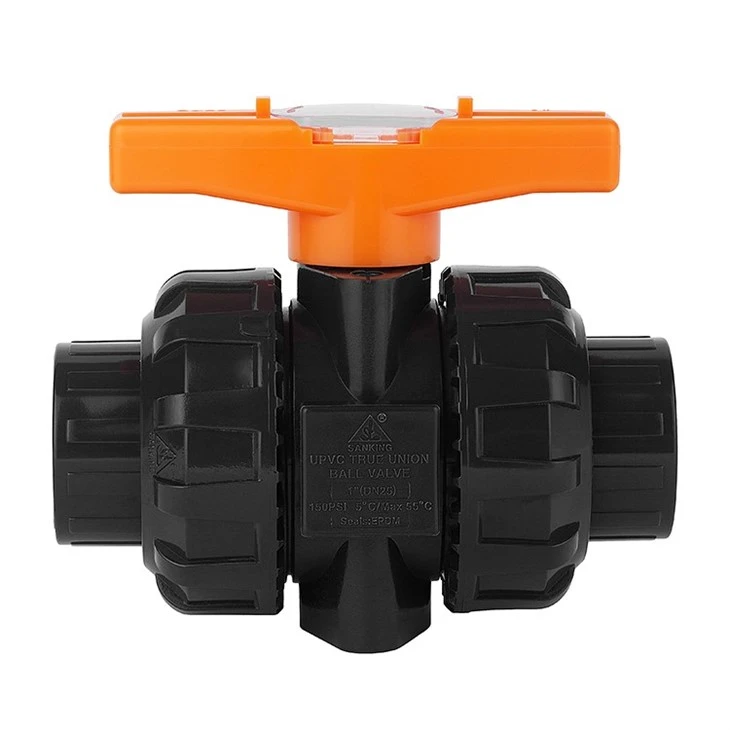 PVC True Union Ball Valve With Vented Ball Type
